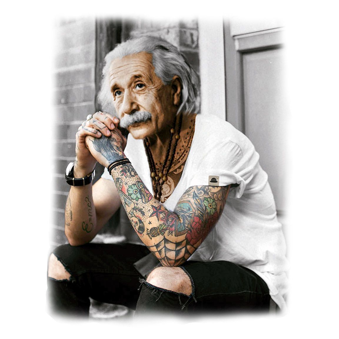Diseño Albert Einstein Tattoo