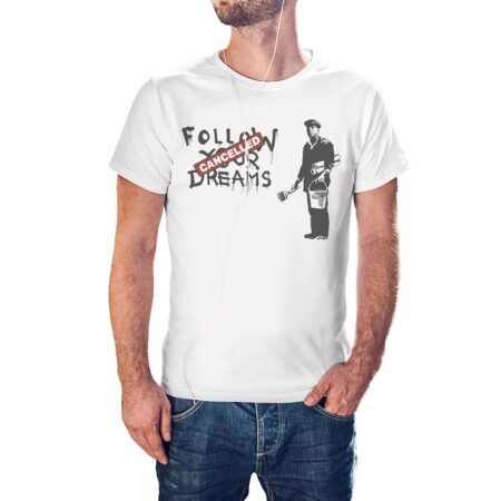 Camiseta unisex Follow Your Dream color blanco