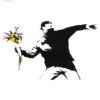 Diseño Banksy Ramo de Flores