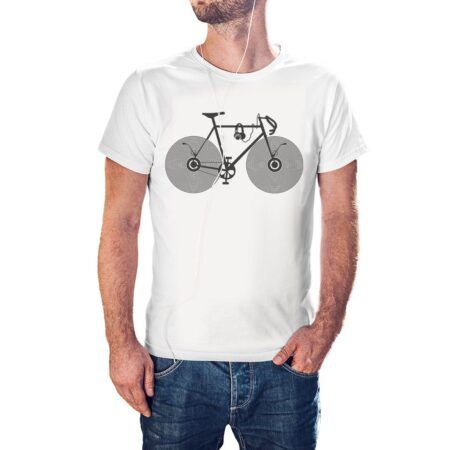 Camiseta Bici Disco con Auriculares