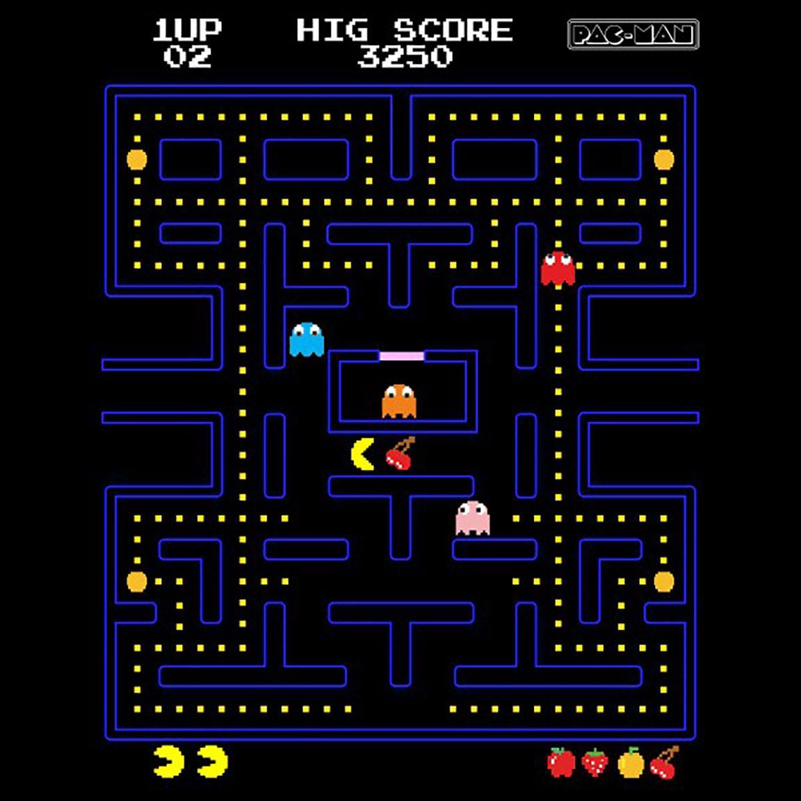 Diseño camiseta Pacman