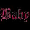 Diseño camiseta Gothic text "Baby" Diseño camiseta Gothic text "Baby"