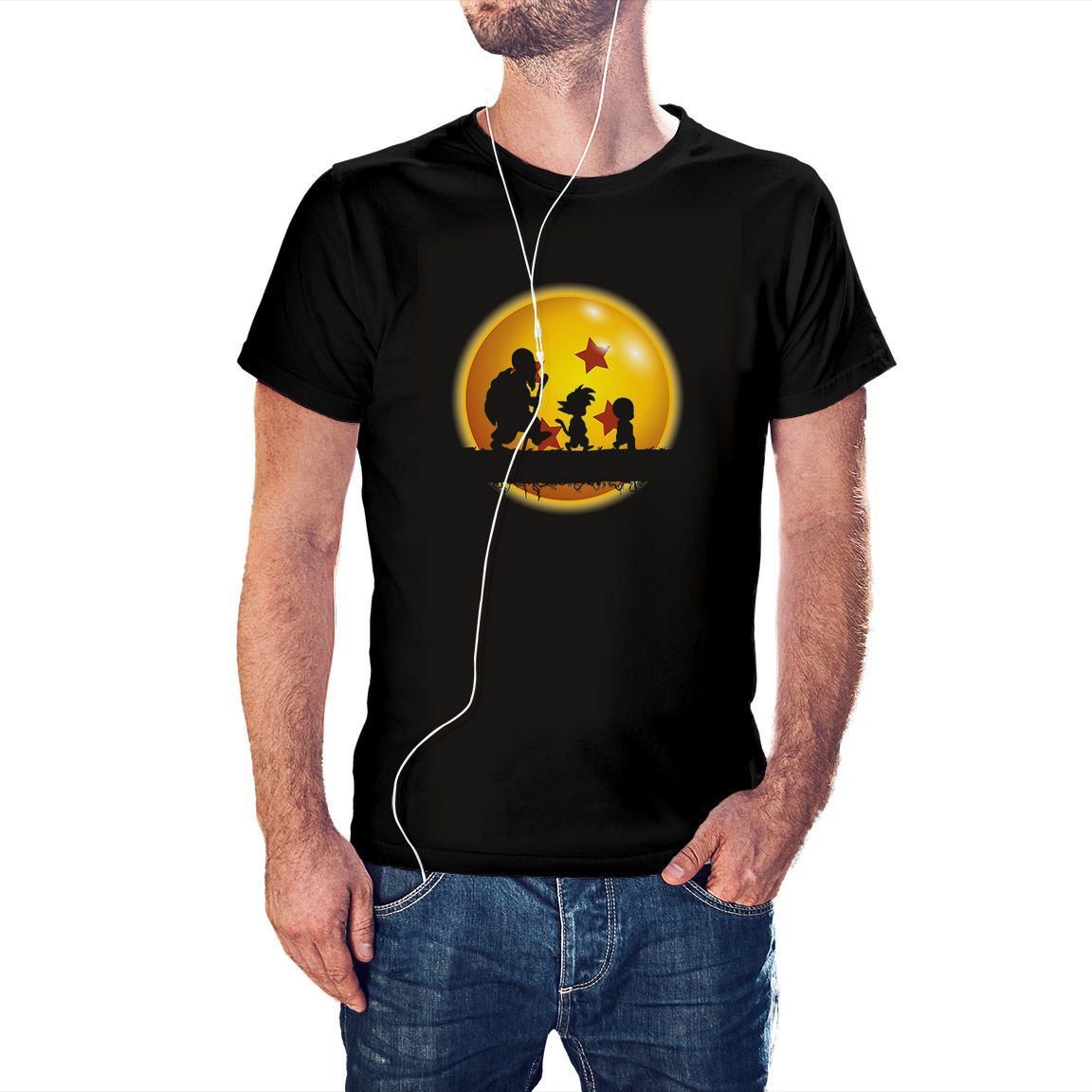 Camiseta negra Hakuna Matata Kame Goku Roshi