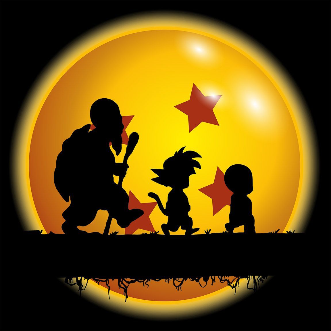 Diseño camiseta Hakuna Matata Kame Goku Roshi
