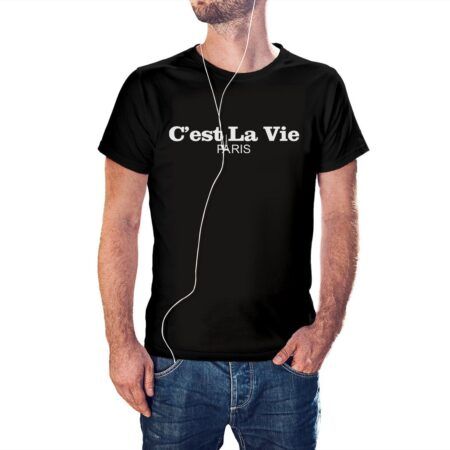 Camiseta negra C'est la vie Par