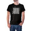 Camiseta negra Tablero de Ajedrez 2 Reyes Camiseta negra Tablero de Ajedrez 2 Reyes
