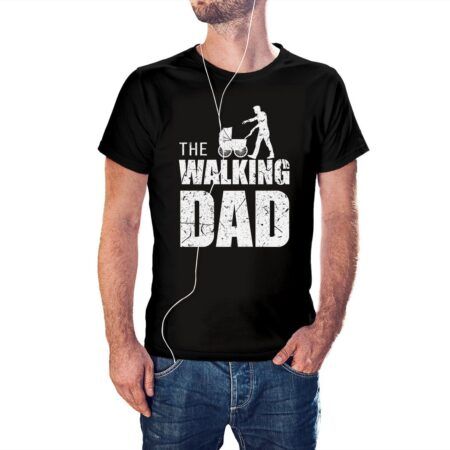 Camiseta negra The Walking Dad