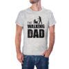 Camiseta gris jaspeado The Walking Dad