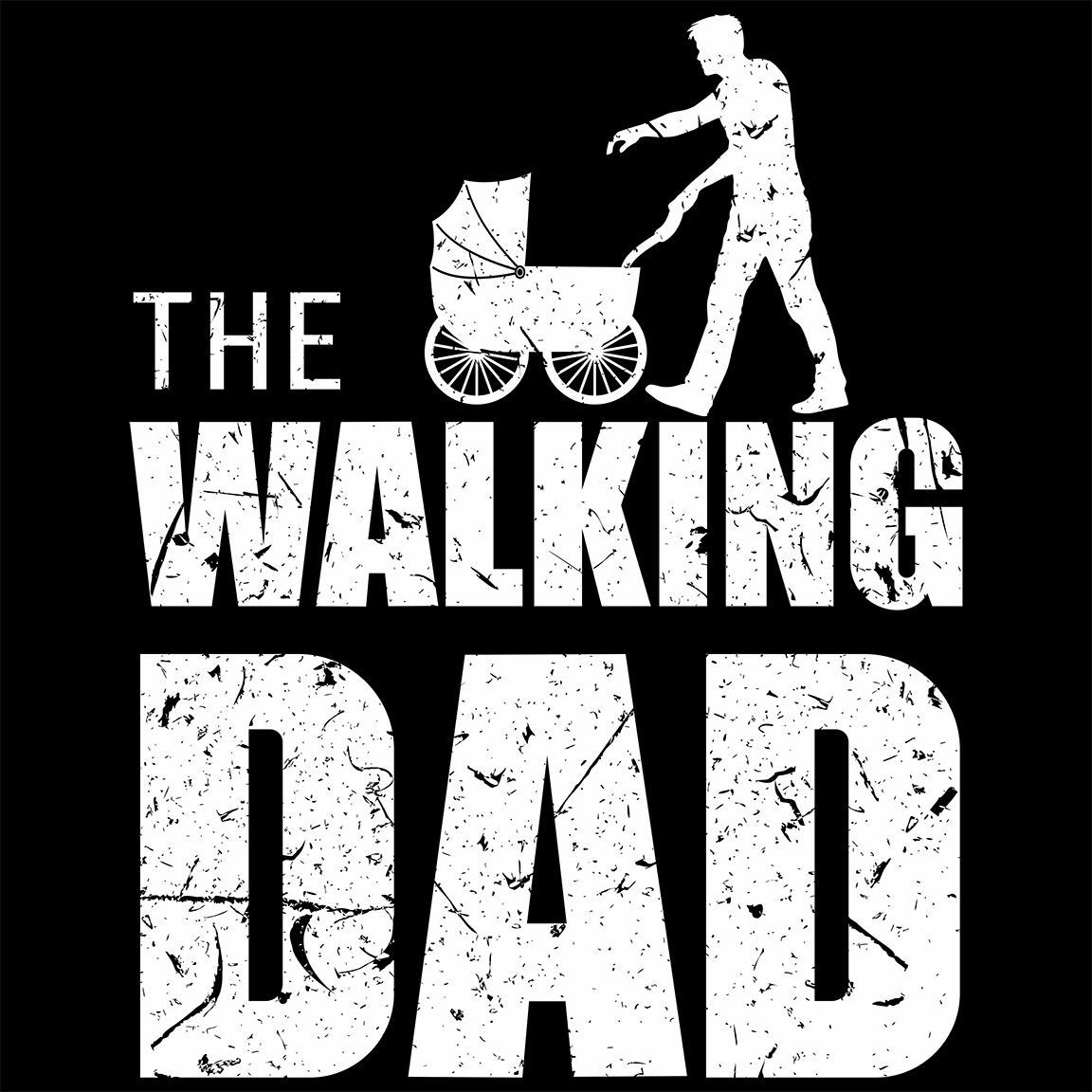 Diseño camiseta The Walking Dad