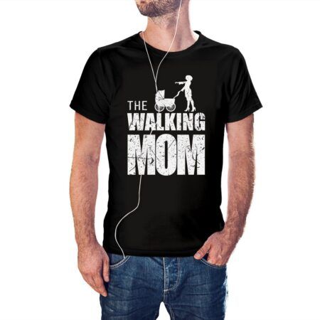 Camiseta negra The Walking Mom