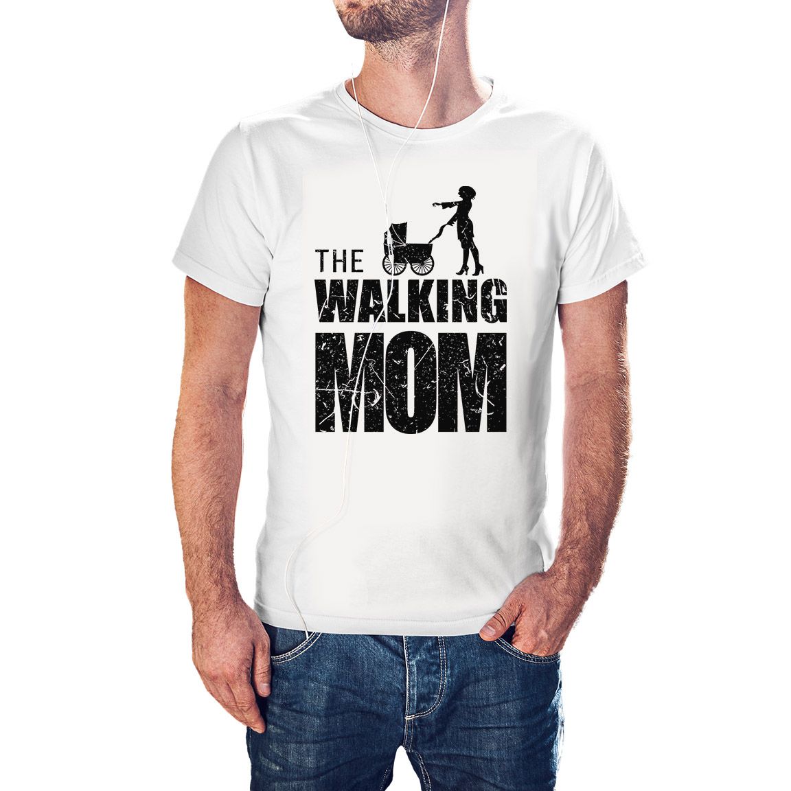Camiseta blanca The Walking Mom