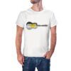 Camiseta blanca Paisaje Guitarra con Sol