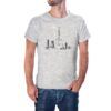 Camiseta gris jaspeado Guitarra Ciudad