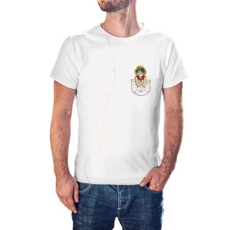 Camiseta blanca Piece Pirata Manga One