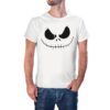 Camiseta blanca Pesadilla Antes De Navidad Sonrisa de Jack