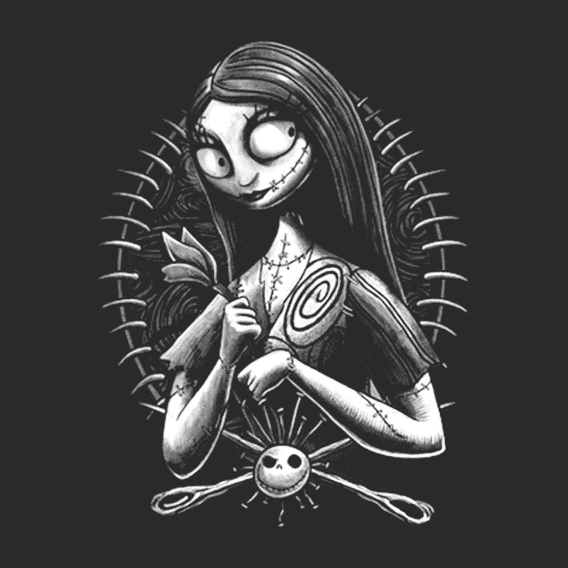 Diseño camiseta Pesadilla Antes De Navidad Sally
