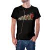 Camiseta unisex Evolución hombre Teléfono color negro
