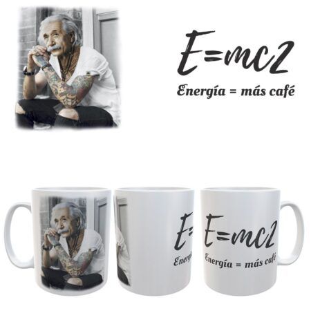 Taza cerámica blanca Albert Tattoo