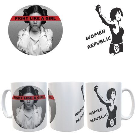 Taza Fight Like a Girl - Leia