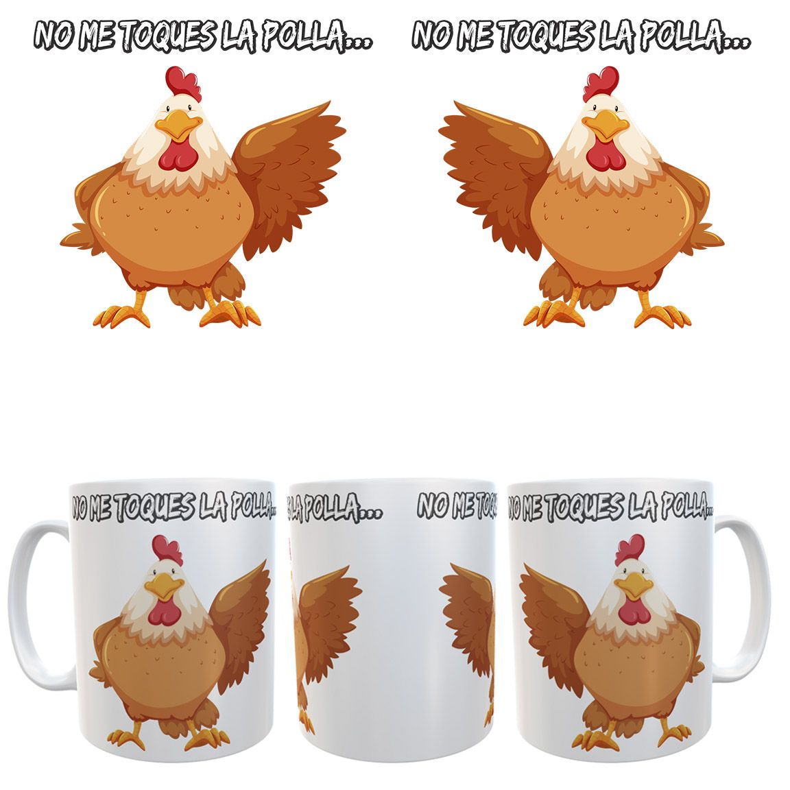 Taza No me toques la Polla...