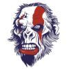 Camiseta Ape Warrior Face diseño