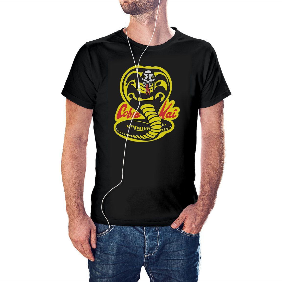 Camiseta Cobra Kai color negro
