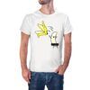 Camiseta Plátano desnudo color blanco Camiseta Plátano desnudo color blanco