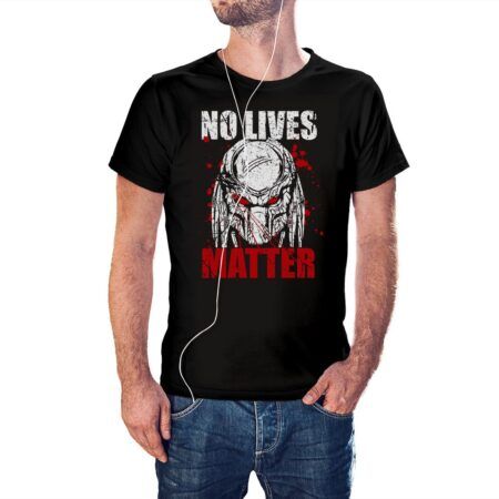 Camiseta Depredator No Lives Matter color negro