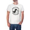 Camiseta Dinosaurio Unable to Connected color blanco