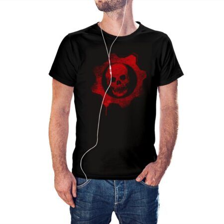 Camieta Gears of War color negro