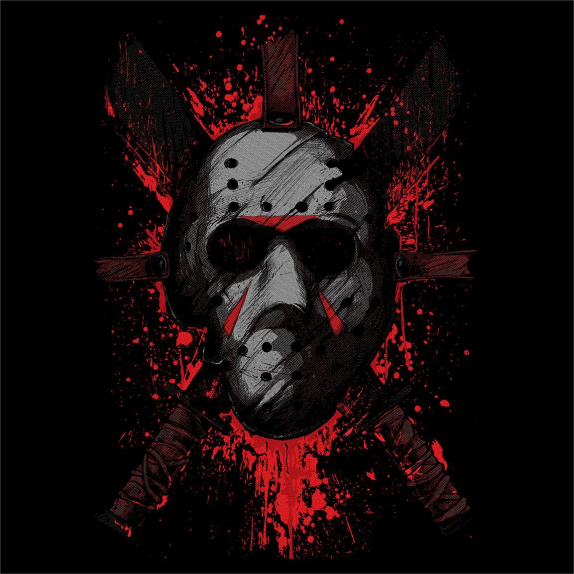 Camiseta Máscara de Jason Voorhees diseño