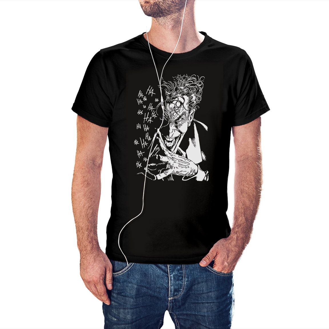 Camiseta Macabre Clown color negro