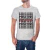 Camiseta Positive Energy color gris jaspeado Camiseta Positive Energy color gris jaspeado