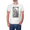 Camiseta Skull Face color blanco