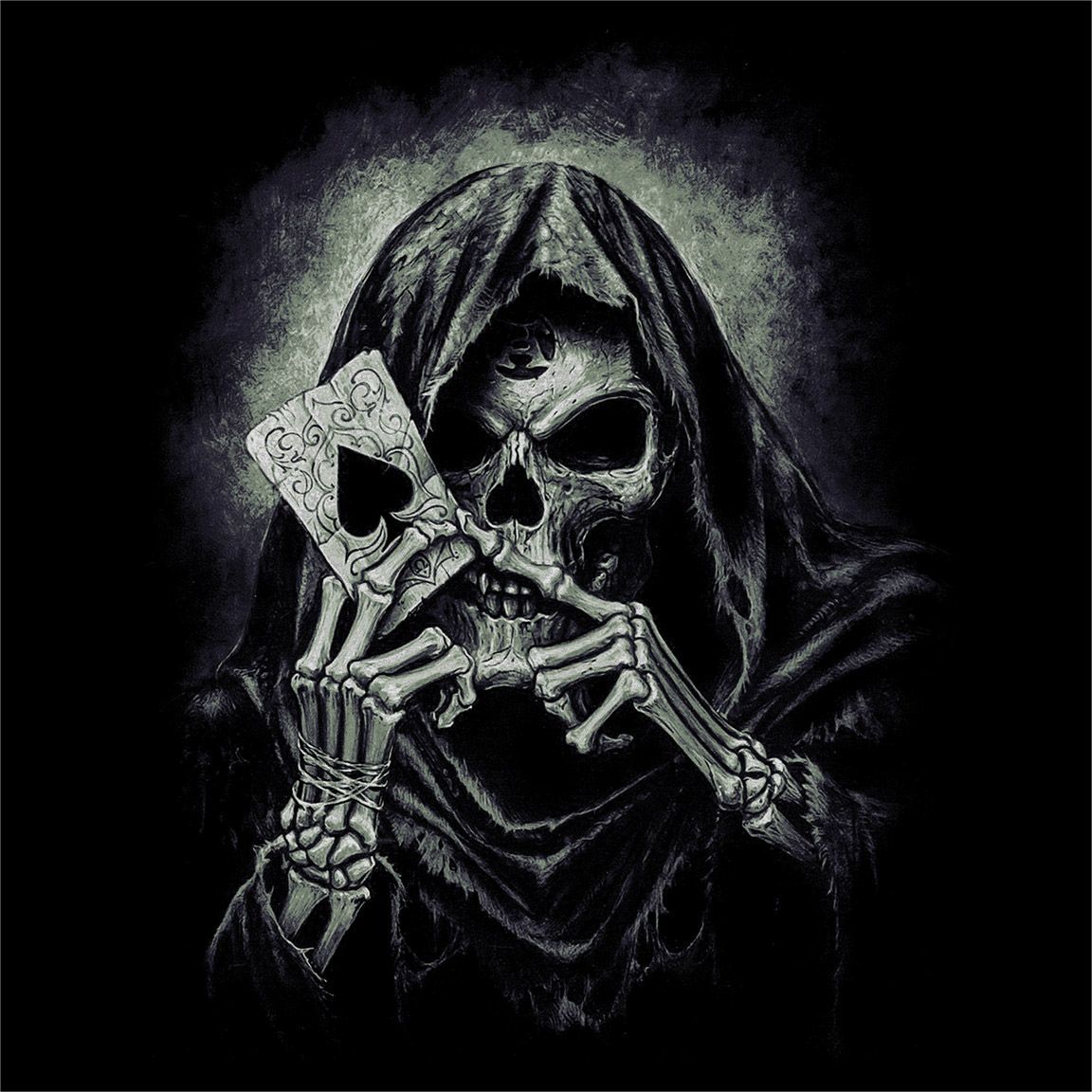 Camiseta Muerte Pocker diseño