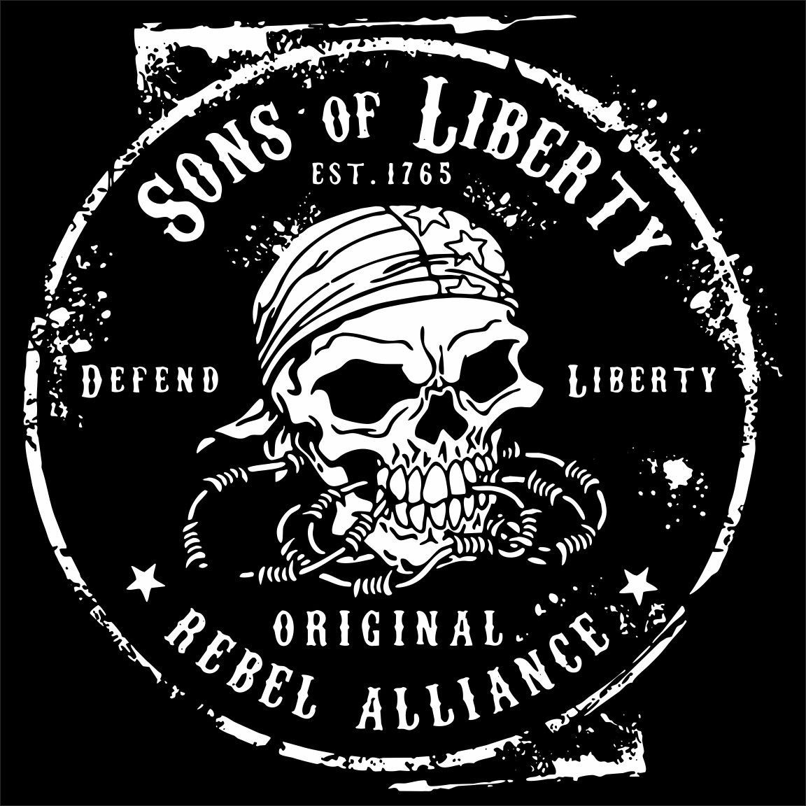 Camiseta Sons of Liberty diseño