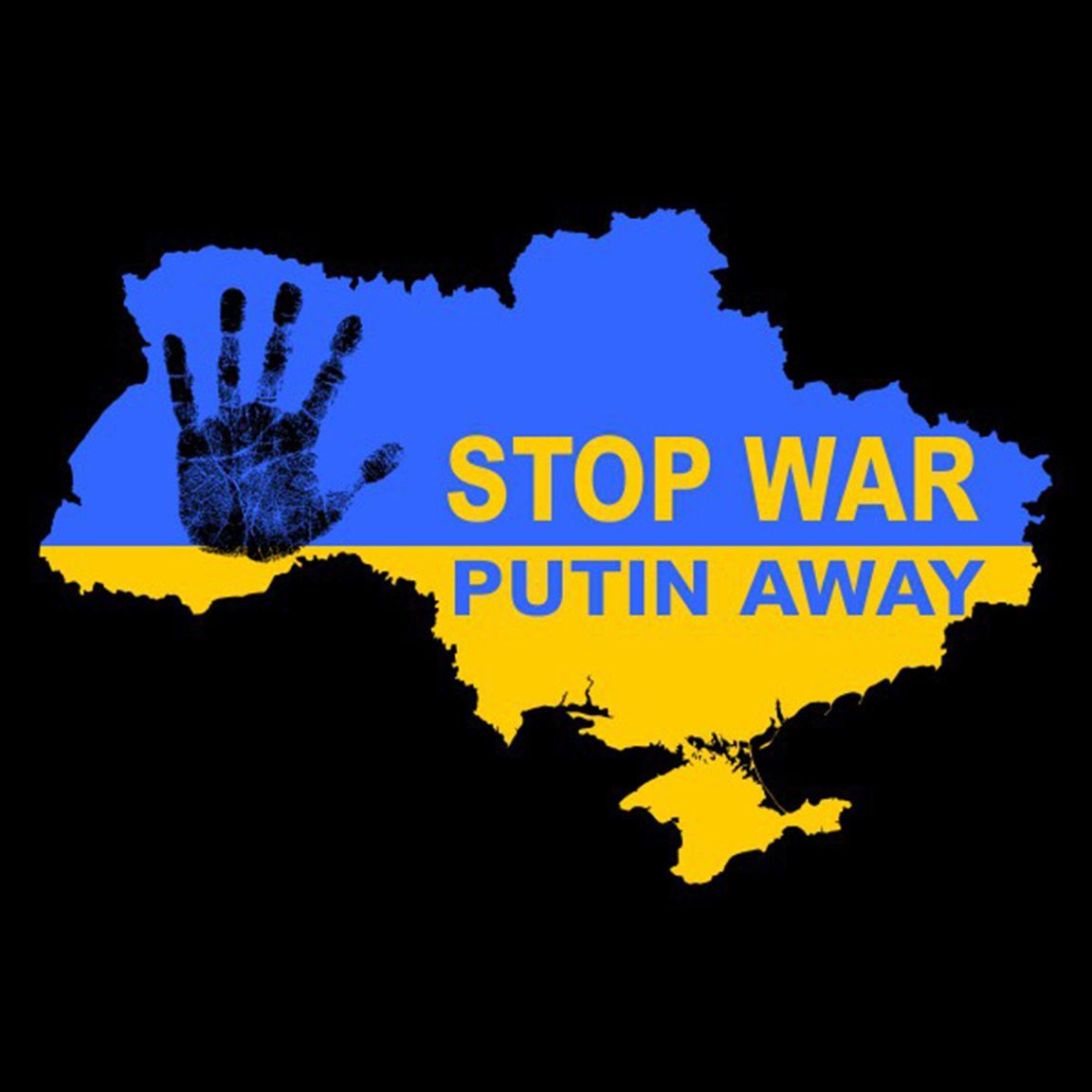 Camiseta Stop War Puin Away diseño