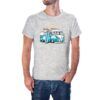 Camiseta Camper Beach Van color gris jaspeado