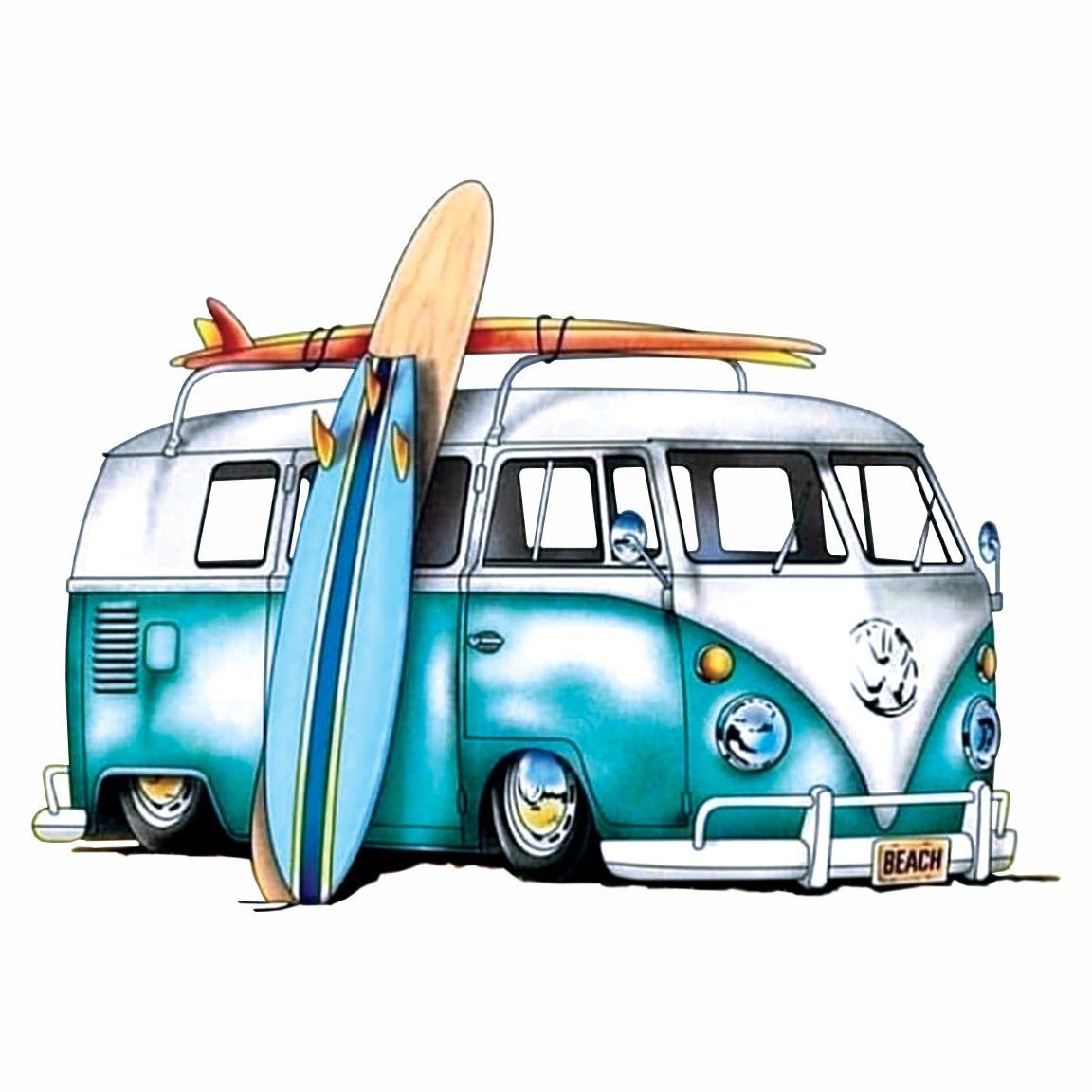 Camiseta Camper Beach Van diseño