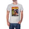 Camiseta Cartel Pulp Fiction color gris jaspeado