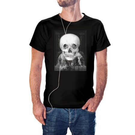 Camiseta El Amor de Pierrot y Columbine color negro