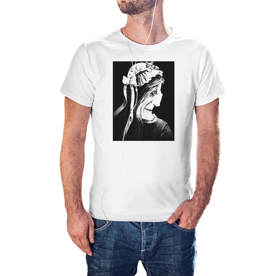 Camiseta Mi Esposa y mi Suegra color blanco