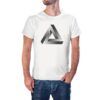 Camiseta Triangulo de Penrose color blanco