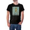 Camiseta Autorretrato de Van Gogh color negro