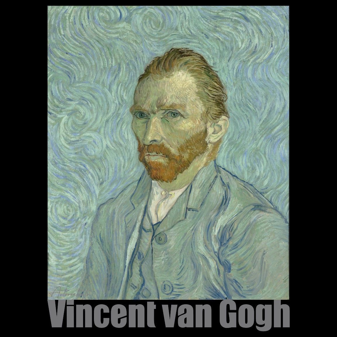 Camiseta Autorretrato de Van Gogh diseño