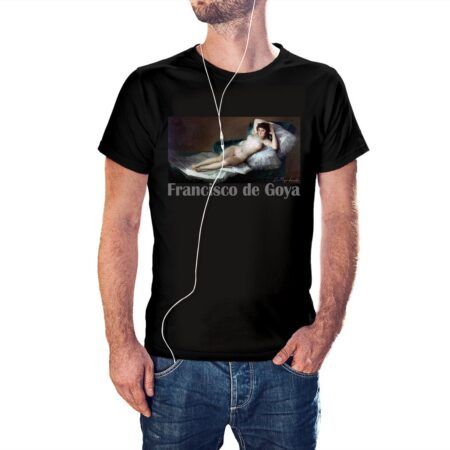 Camiseta Maja Desnuda de Goya color negro