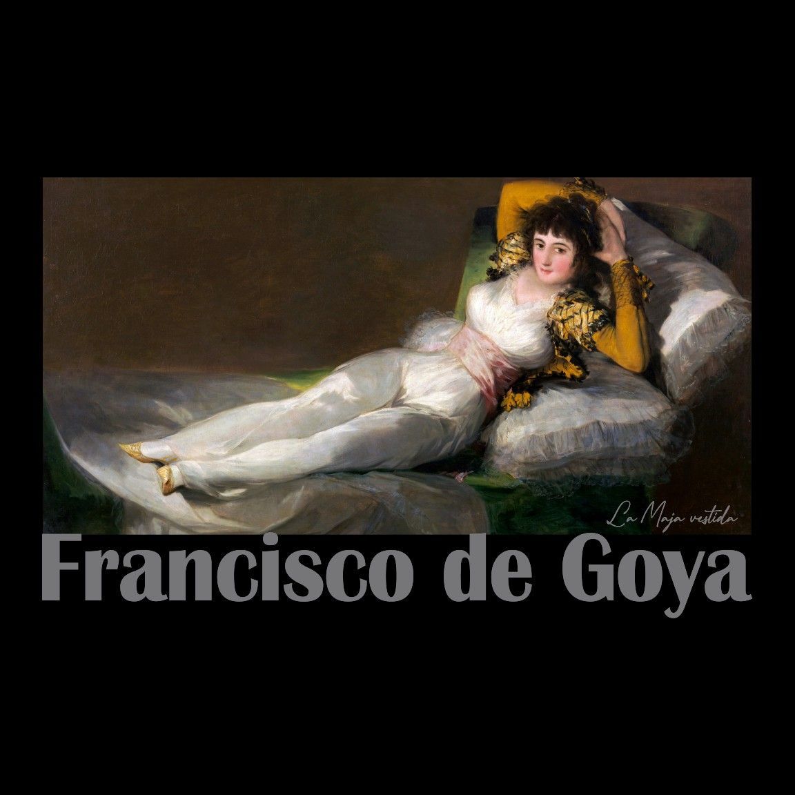 Camiseta Maja Vestida de Goya diseño