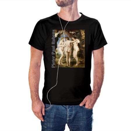 Camiseta Las Tres Gracias de Rubens color negro