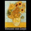 Camiseta Jarrón con doce Girasoles de Van Gogh diseño