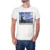 Camiseta Noche Estrellada de Van Gogh color blanco